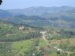 Blick auf Dorf Tinamastes zu dem B-Rainforest gehört